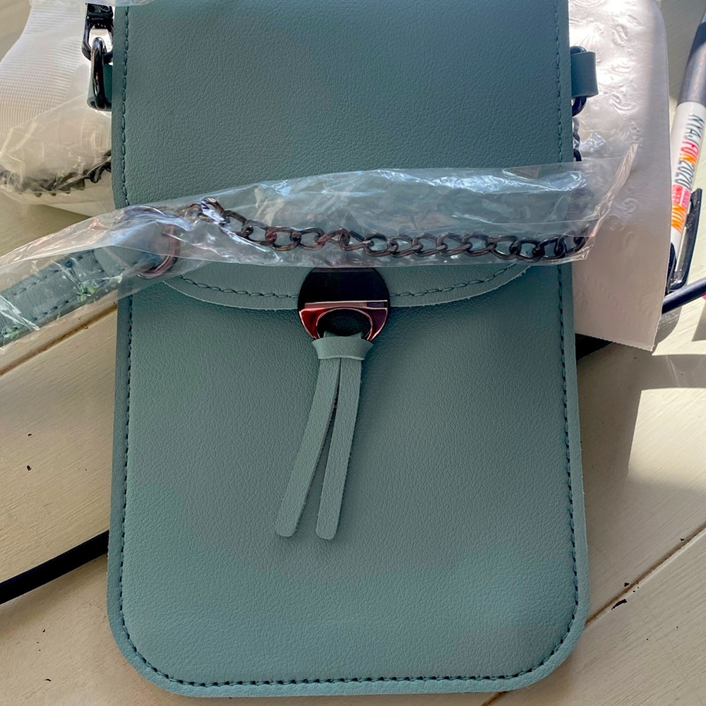 Save The Girls cross-body bag with chain strap